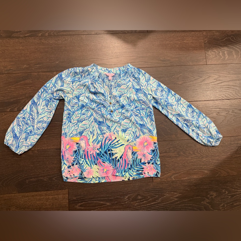 Lilly Pulitzer Tropical Long Sleeve Shirt
